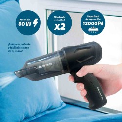 Grunkel CARFORCE2 aspiradora de mano Negro Sin bolsa