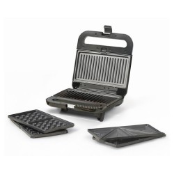 Ufesa 71408012 sandwichera 850 W Negro, Gris