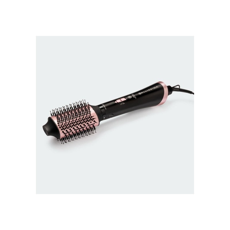 Bellissima Volume Dry & Style Cepillo de aire caliente Caliente Negro, Rosa 1000 W 1,8 m
