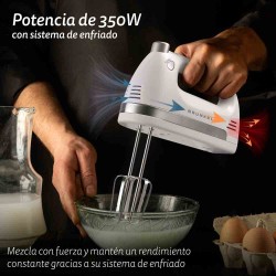 Grunkel AM-350TURBO5 batidora Batidora de mano 350 W Blanco