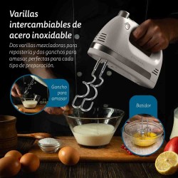 Grunkel AM-350TURBO5 batidora Batidora de mano 350 W Blanco
