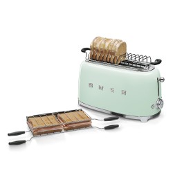 Smeg TSF02PGEU tostadora 6 4 rebanada(s) 1500 W Verde