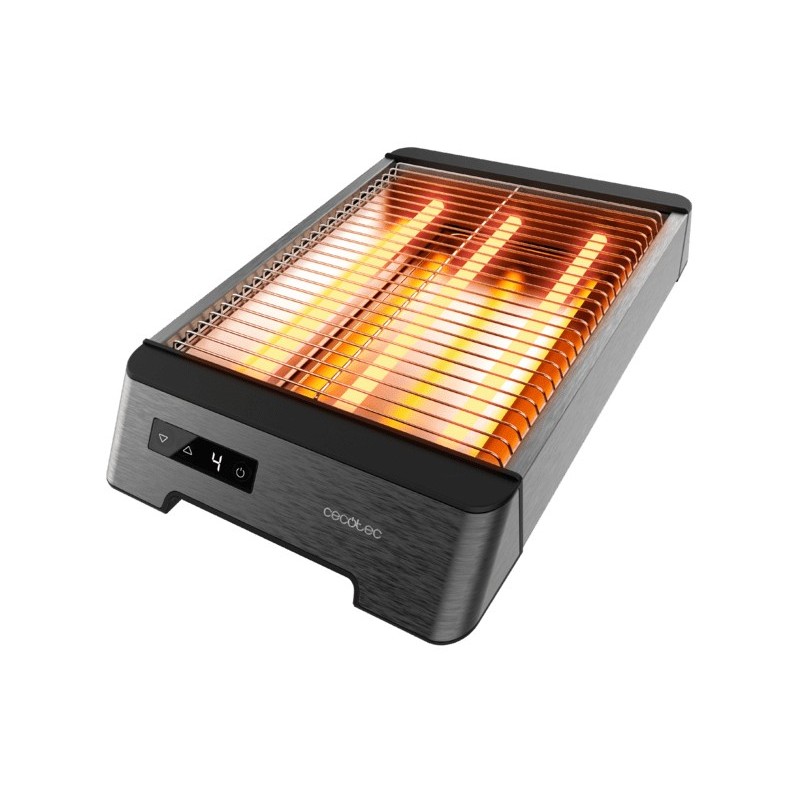 Cecotec NiceSlice 6 2 rebanada(s) 1000 W Negro, Acero inoxidable