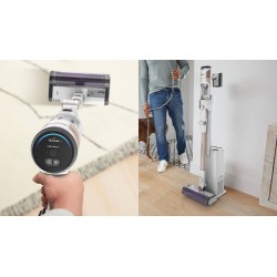Shark IW3612EU aspiradora de pie y escoba eléctrica Aspiradora escoba Batería Secar Sin bolsa 0,42 L 240 W Blanco