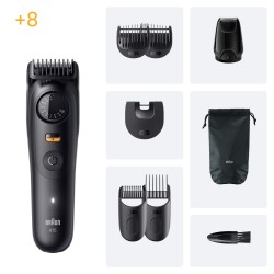 Braun BeardTrimmer 5 BT5560 depiladora para la barba Batería 40 2 cm Mojado y seco Negro