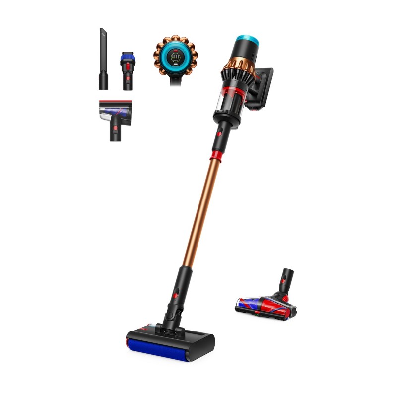 Dyson V16 Piston Animal Submarine Aspiradora escoba 3 en 1 Batería Seca y húmeda HEPA Sin bolsa 1,3 L 900 W Negro, Cobre
