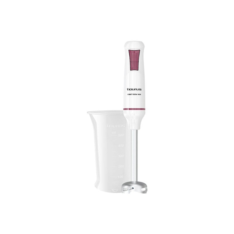Taurus ROBOT 1000 INOX 0,5 L Batidora de inmersión 1000 W Negro, Rosa