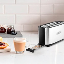Ufesa Duo Plus 7 2 rebanada(s) 1400 W Plata