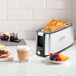Ufesa Duo Plus 7 2 rebanada(s) 1400 W Plata