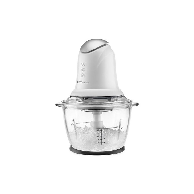 Ufesa 70506138 picadora eléctrica de alimentos 1,2 L 500 W Transparente, Blanco