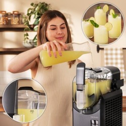 Cecotec A01_EU01_109564 fabricante de postres congelados Máquina para elaborar bebidas congeladas 220 W Negro