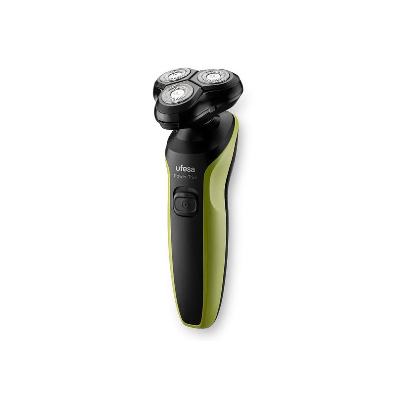 Ufesa Power Trim Máquina de afeitar de rotación Negro, Verde