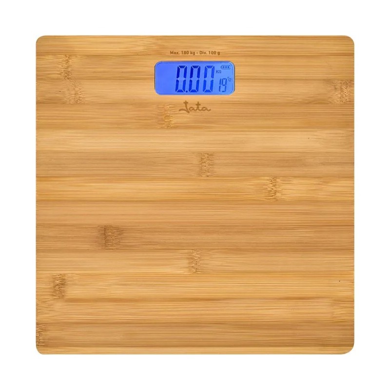 JATA HBAS1489 báscula de baño Plaza Bamboo Báscula personal electrónica