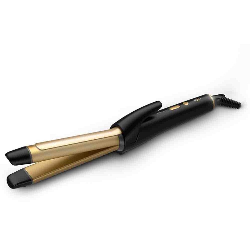 Grunkel ONYX WAVES Herramienta de peinado con múltiples accesorios Caliente Negro, Oro 60 W