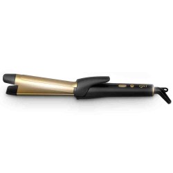 Grunkel ONYX WAVES Herramienta de peinado con múltiples accesorios Caliente Negro, Oro 60 W