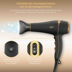 Grunkel ONYX S2200 secador 2200 W Negro, Oro