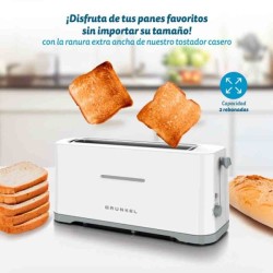 Grunkel TS-40EASYTOAST tostadora 7 1 rebanada(s) 970 W Blanco