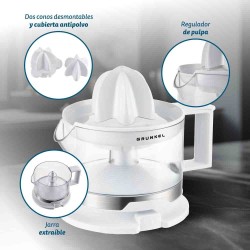 Grunkel XP-545BL prensa de cítricos eléctricos 40 W Blanco
