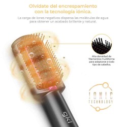 Grunkel TOPAZSLIDE Utensilio de peinado Cepillo alisador Negro 500 W