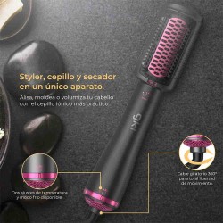 Grunkel TOPAZSLIDE Utensilio de peinado Cepillo alisador Negro 500 W