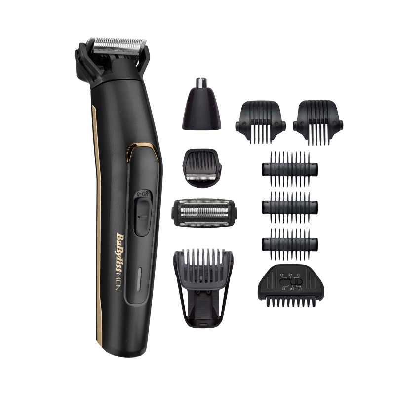 BaByliss 11-in-1 Carbon Titanium Negro, Oro Níquel-metal hidruro (NiMH)