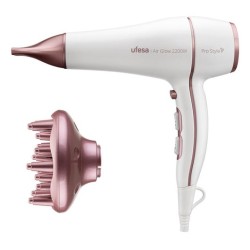 Ufesa 60306078 secador 2200 W Rosa, Blanco