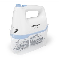 Orbegozo BA 3750 batidora Batidora de mano 400 W Azul, Blanco