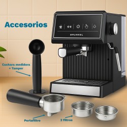 Grunkel CAFPRESSO-20PULSE cafetera eléctrica Semi-automática Máquina espresso 1,8 L