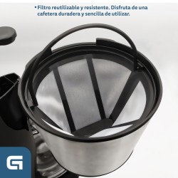 Grunkel CAF-NAROMA cafetera eléctrica Semi-automática Cafetera de filtro 1,5 L