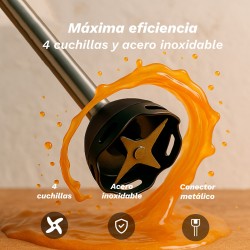 Grunkel BM-2000EXTREME licuadora 0,8 L Batidora de inmersión 2000 W Acero inoxidable