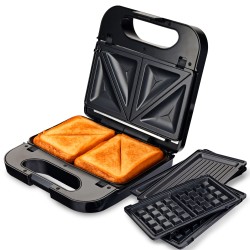 Grunkel SAN-MULTING sandwichera 850 W Acero inoxidable