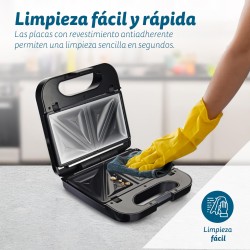 Grunkel SAN-MULTING sandwichera 850 W Acero inoxidable