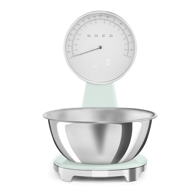 Smeg KSF01PGWW báscula de cocina Verde Encimera Báscula electrónica de cocina
