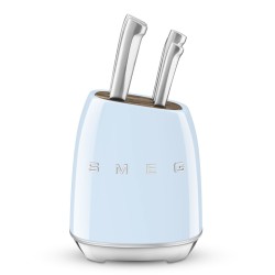 Smeg KBSF02PB juego de cuchillos y cubertería de cocina Bloque con ranuras para cuchillos
