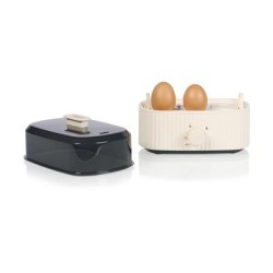 Princess 262047 6 huevos 300 W Negro, Blanco