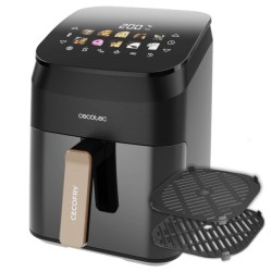 Cecotec Cecofry&Grill Smokin' 4500 Sencillo 4,5 L 1900 W Freidora de aire caliente Negro, Marrón