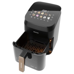 Cecotec Cecofry&Grill Smokin' 4500 Sencillo 4,5 L 1900 W Freidora de aire caliente Negro, Marrón