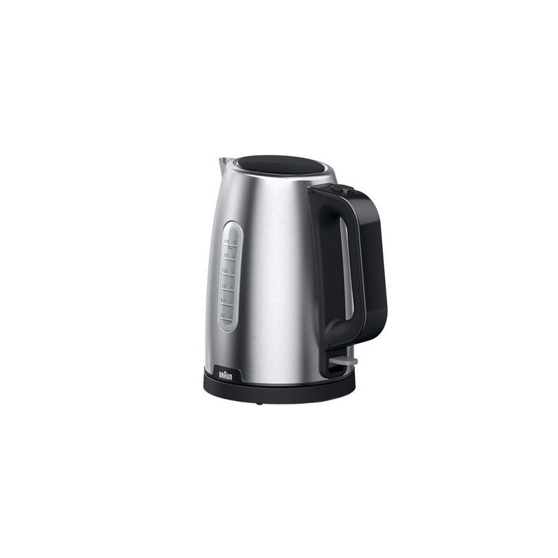 Braun WK 1500 tetera eléctrica 1,7 L 2200 W Negro, Acero inoxidable