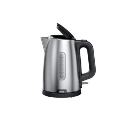 Braun WK 1500 tetera eléctrica 1,7 L 2200 W Negro, Acero inoxidable