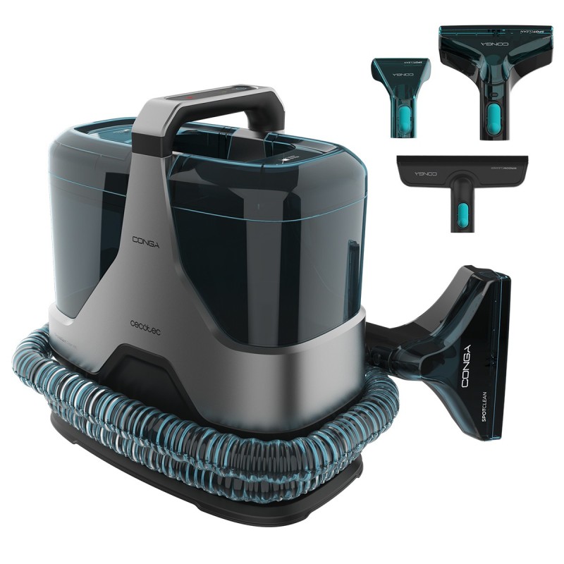 Cecotec Conga 6000 Carpet&Spot Clean XXL Advance máquina de limpieza de alfombras Caminar-detrás Negro, Verde