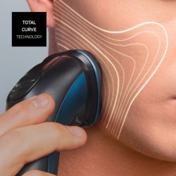 Taurus 3 Side Shave IPX7 Máquina de afeitar de rotación Recortadora Negro, Azul