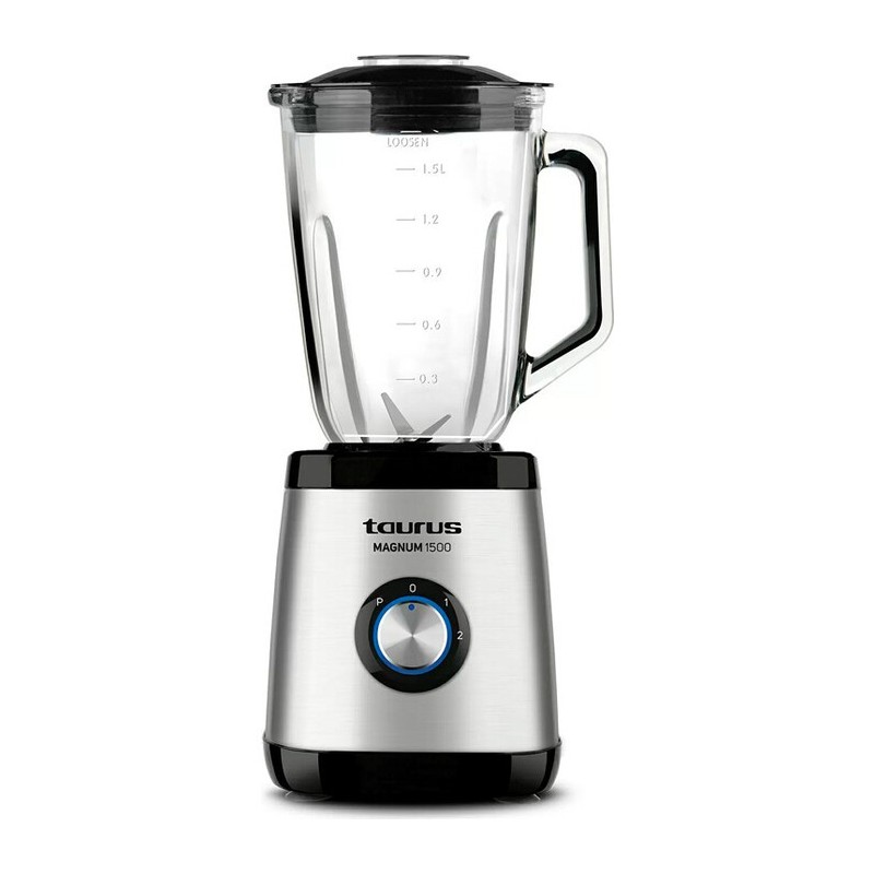 Taurus MAGNUM 1500 1,5 L Batidora de vaso 1500 W Negro, Acero inoxidable