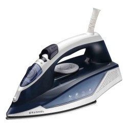 Grunkel PL-22NS plancha Plancha vapor-seco Suela de acero inoxidable 2200 W Azul