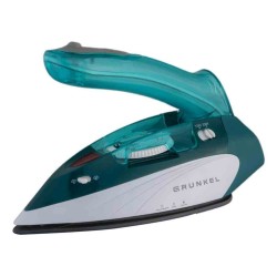 Grunkel PLV-900 plancha Plancha vapor-seco Suela antiadherente 900 W Blanco, Azul