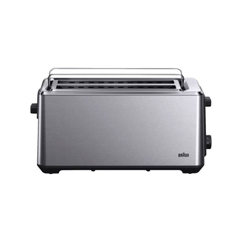 Braun HT 5220 BK 2 rebanada(s) 1470 W Negro, Acero inoxidable
