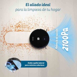 Grunkel I-DANCEREASY aspiradora robotizada 0,2 L Negro