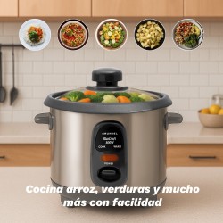 Grunkel RC-18L arrocera 1,8 L 700 W Acero inoxidable