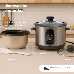 Grunkel RC-18L arrocera 1,8 L 700 W Acero inoxidable