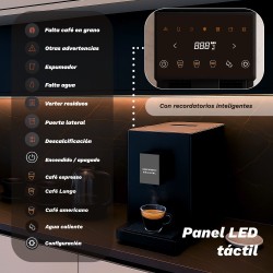 Grunkel DARKCAFPRESSO cafetera eléctrica Totalmente automática Máquina espresso 1,2 L