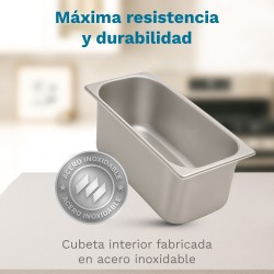 Grunkel FRYPRO-3SS freidora Sencillo 3 L Independiente 2000 W Acero inoxidable